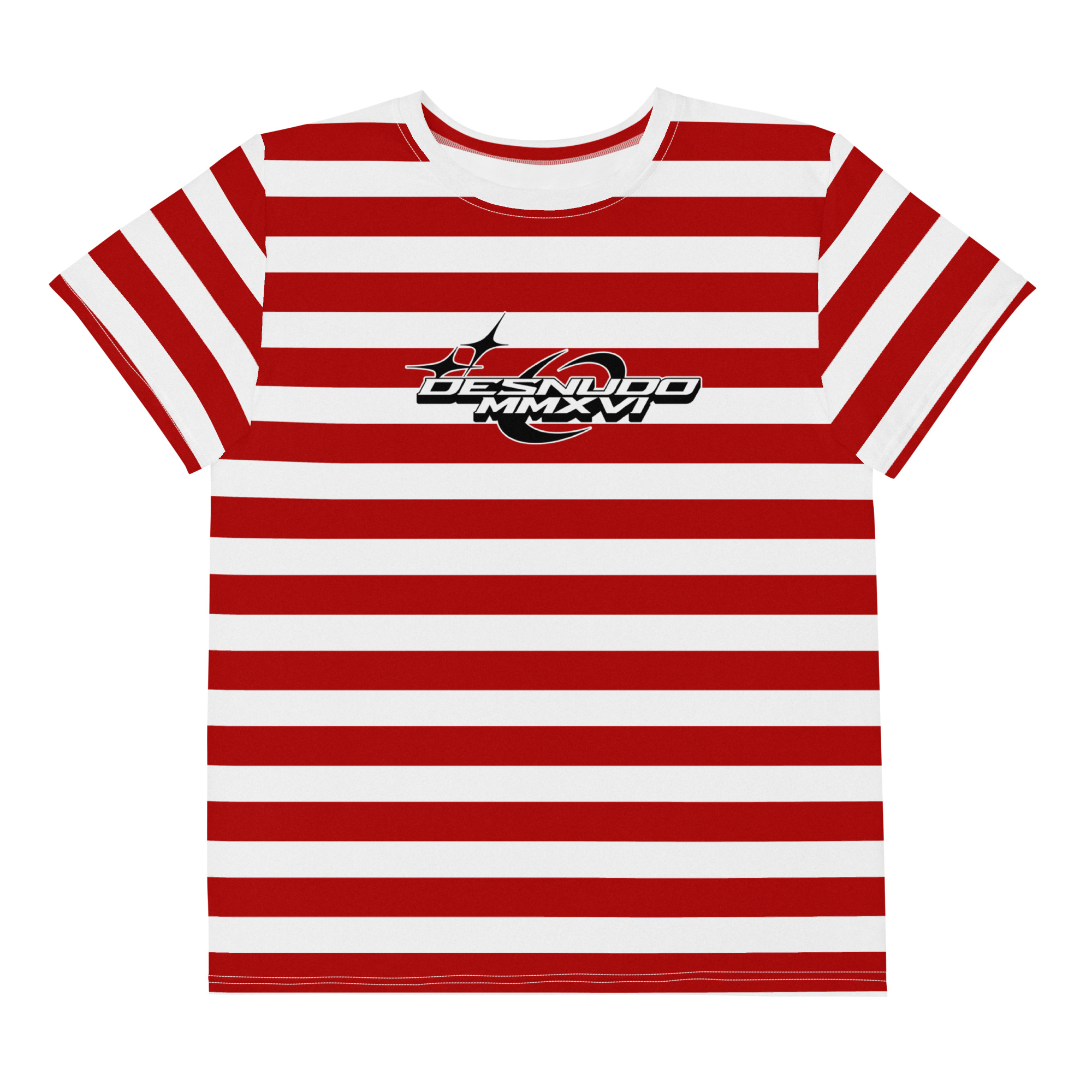 SPARKLE LOGO STRIPPED BABY SS T-SHIRT