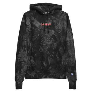 DONCELLA EMBROIDERED CHAMPION TIE-DYE HOODIE