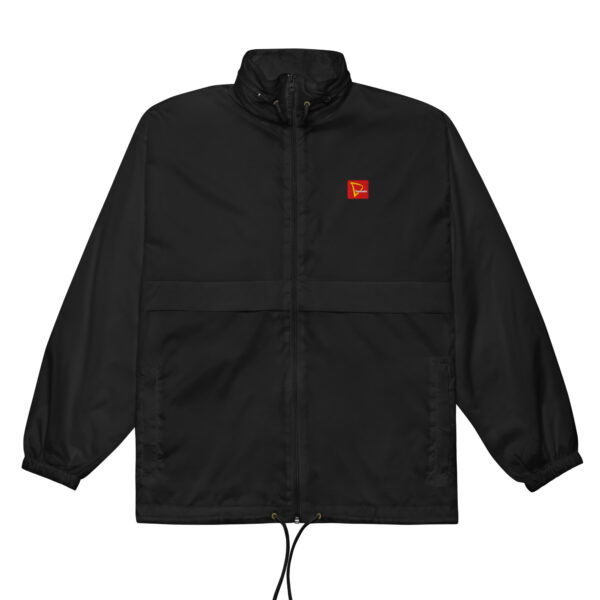 CAFE DESNUDO EMBROIDERED LABEL LOGO WINDBREAKER