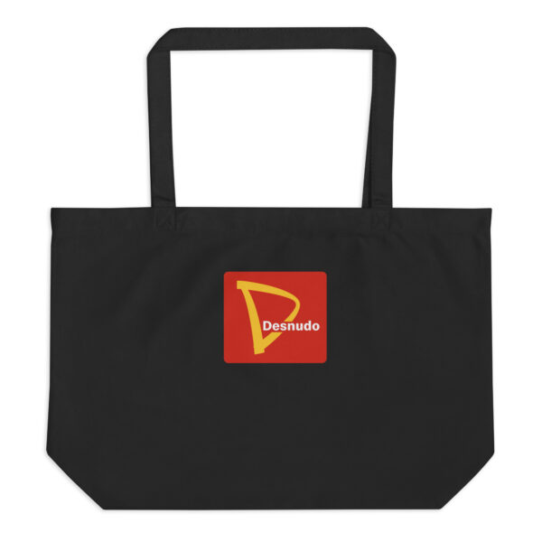 CAFE DESNUDO LABEL LOGO LARGE TOTE BAG