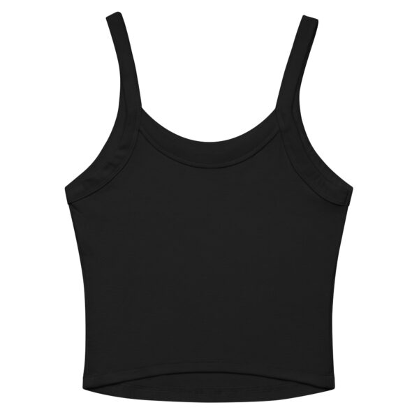 CAFE DESNUDO EMBROIDERED LABEL LOGO MICRO-RIBBED TANK TOP - Image 2