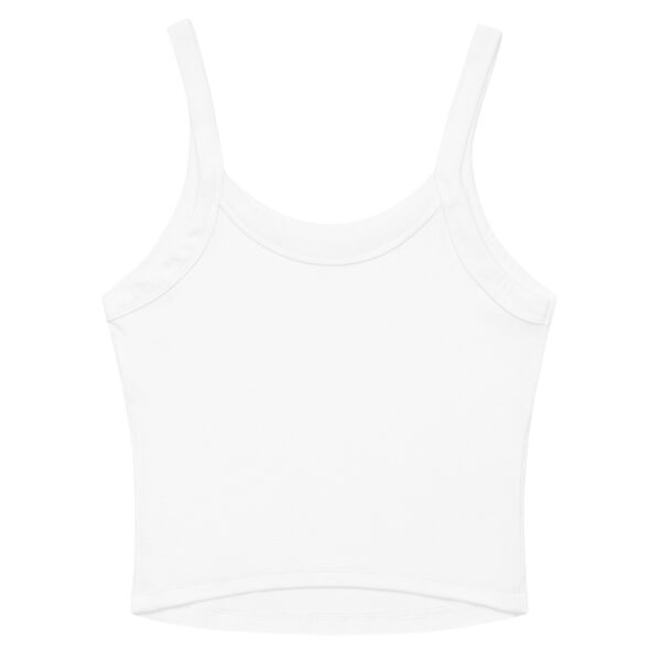 CAFE DESNUDO EMBROIDERED LABEL LOGO MICRO-RIBBED TANK TOP - Image 4