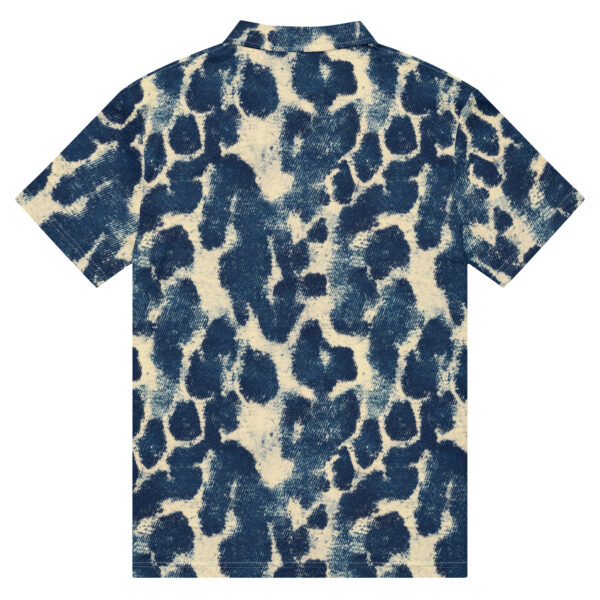 REVUELTA BLEU LEO PRINT POLO SS T-SHIRT - Image 5