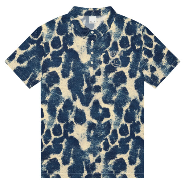 REVUELTA BLEU LEO PRINT POLO SS T-SHIRT