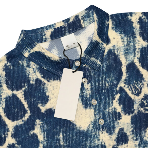 REVUELTA BLEU LEO PRINT POLO SS T-SHIRT - Image 4