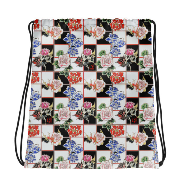 J’ADORE TILES DRAWSTRING BAG