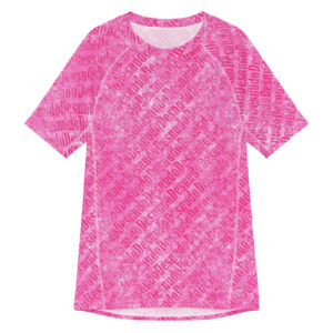MONTAGNE PINK SS RASH GUARD SHIRT