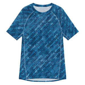 MONTAGNE BLUE SS RASH GUARD SHIRT