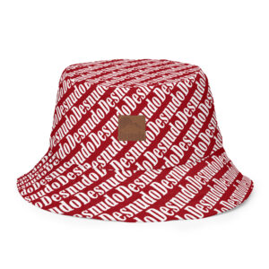 MONTAGNE RED/WHITE BUCKET HAT