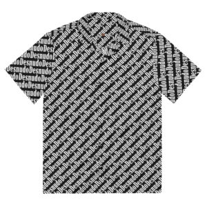 MONTAGNE BLACK/WHITE BUTTON DOWN SS T-SHIRT