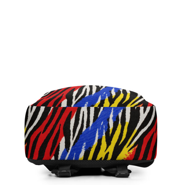 REVUELTA PRIMARY ZEBRA PRINT BACKPACK - Image 7