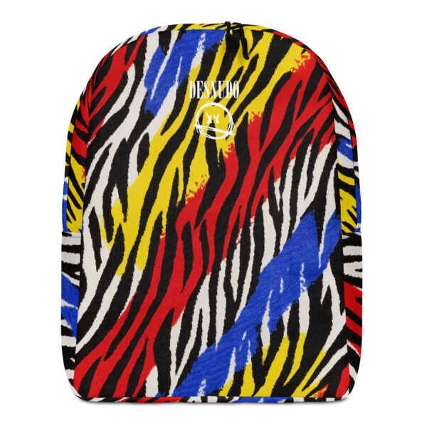 REVUELTA PRIMARY ZEBRA PRINT BACKPACK