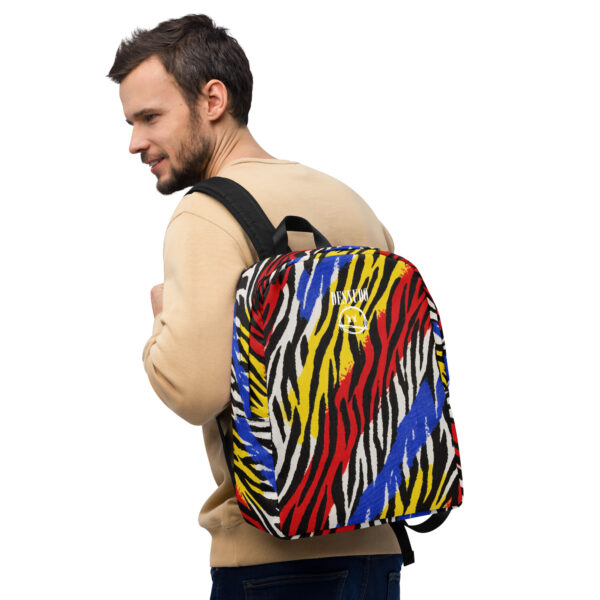REVUELTA PRIMARY ZEBRA PRINT BACKPACK - Image 3