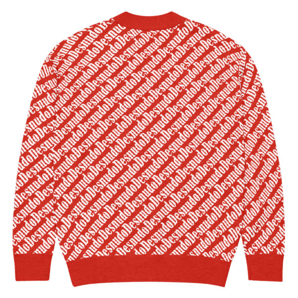 MONTAGNE RED/WHITE KNITTED CARDIGAN - Image 12