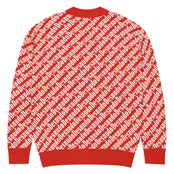 MONTAGNE RED/WHITE KNITTED CARDIGAN - Image 14