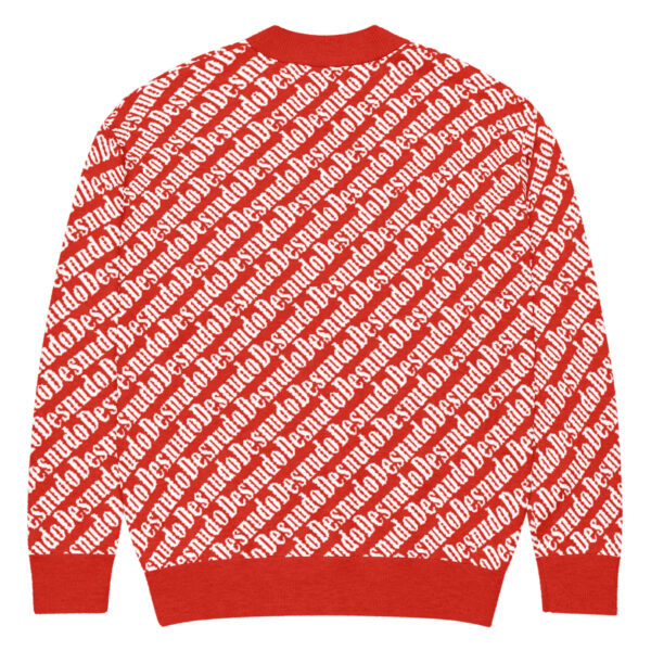MONTAGNE RED/WHITE KNITTED CARDIGAN - Image 10